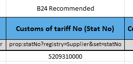 Documentation_MessageTemplates_ PRICAT_CustomsOfTariffNo
