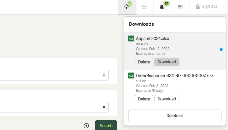 How to download a file when ready for downloading?