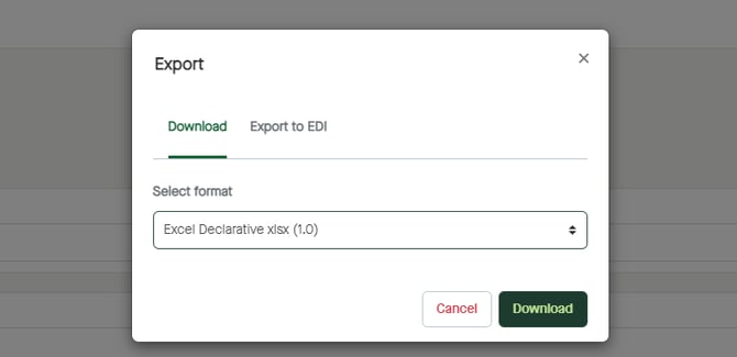 Menu_Products_Publications_Options_DownloadExportToEDI_Export_SelectFormat_Excel_Download