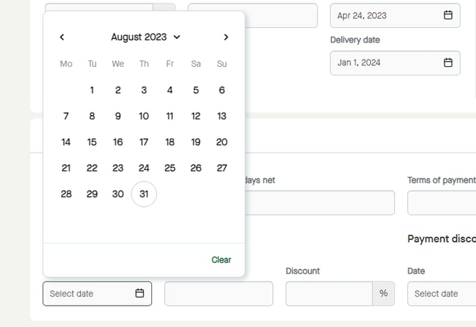 Menu_Finance_InvoiceDraft_Draft_TermsOfPayment_PaymentDiscount_Date_SelectDate